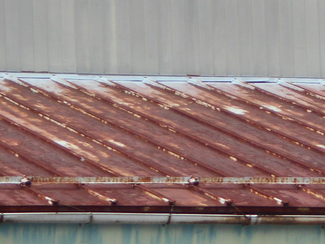 カラートタン瓦棒屋根調査