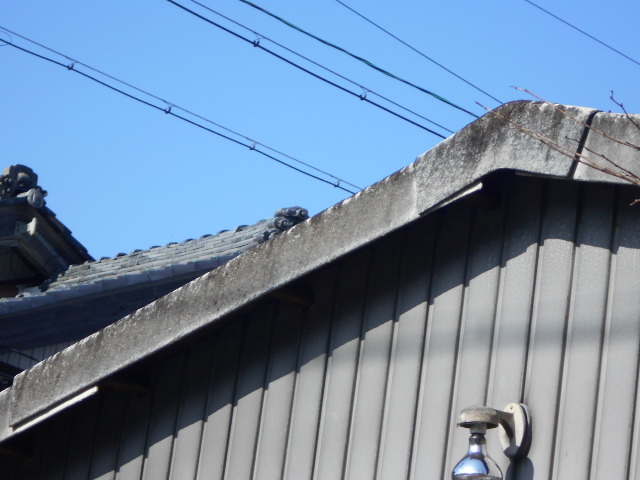 大波スレート屋根調査