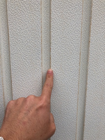 トタン外壁の錆び