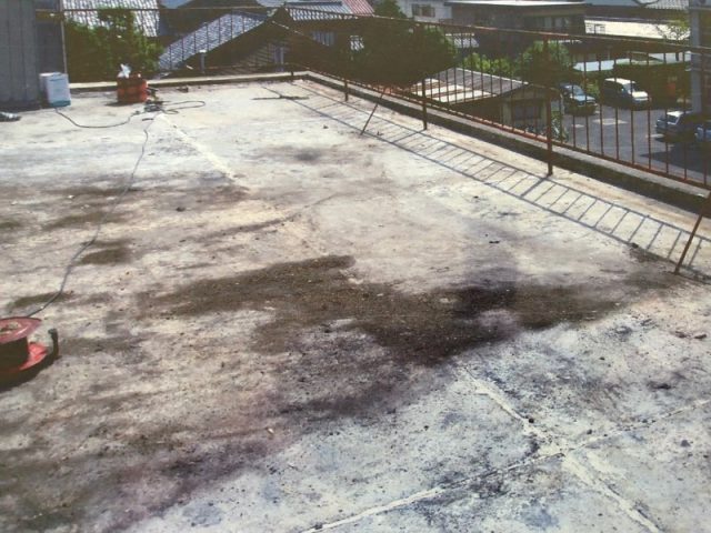 シート防水撤去後