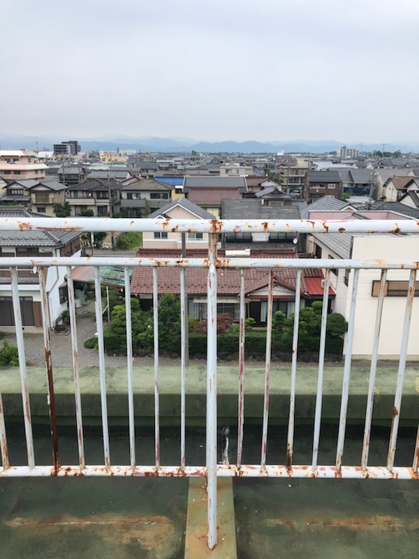屋上手すり点検