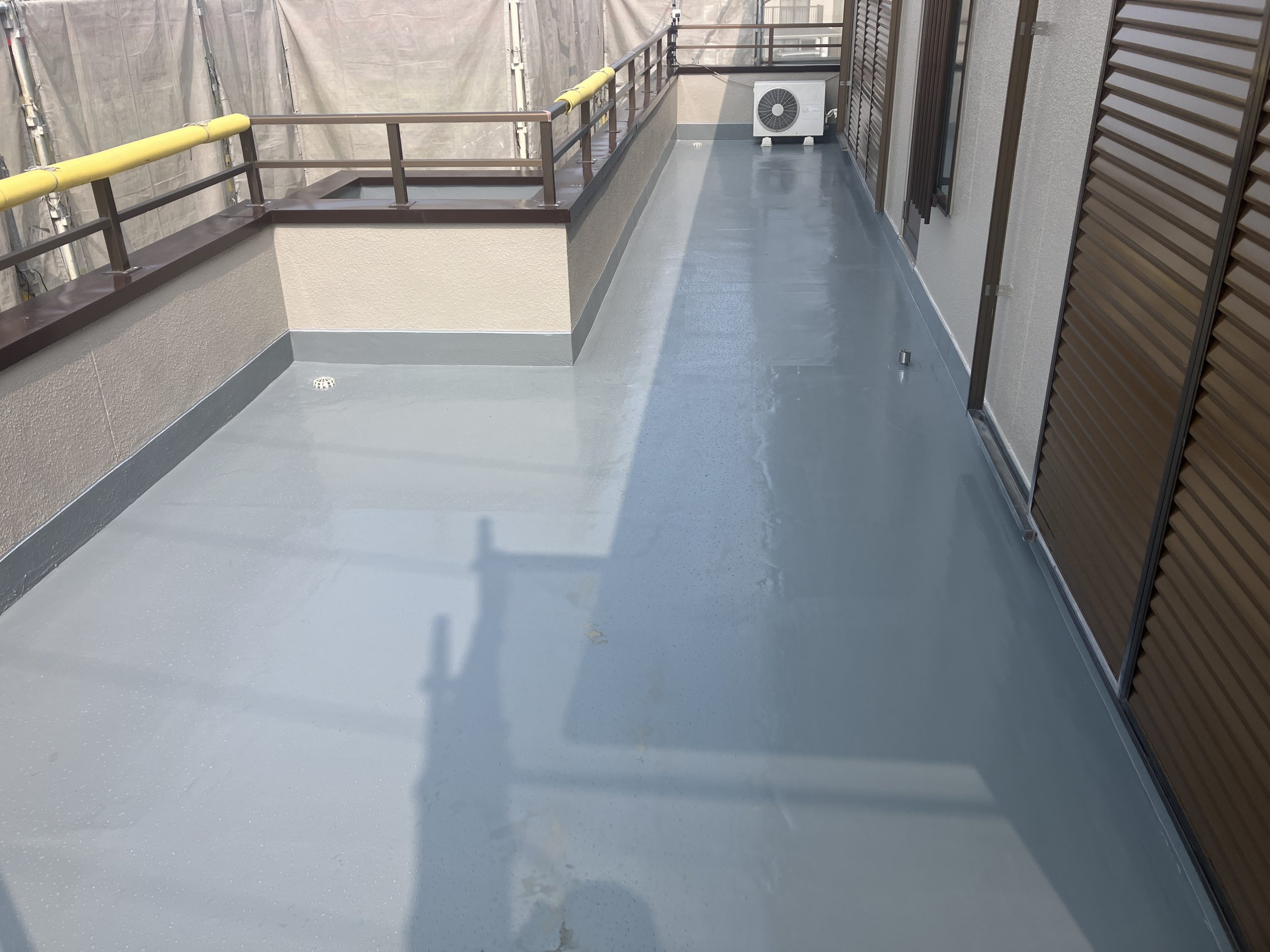 ベランダ防水　施工前