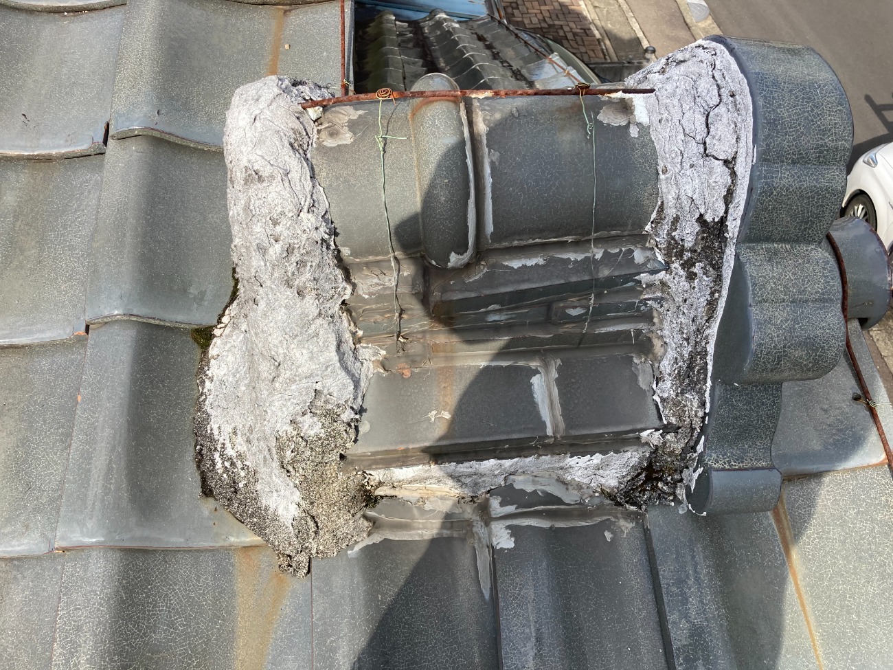 棟取り直し工事 施工前の様子