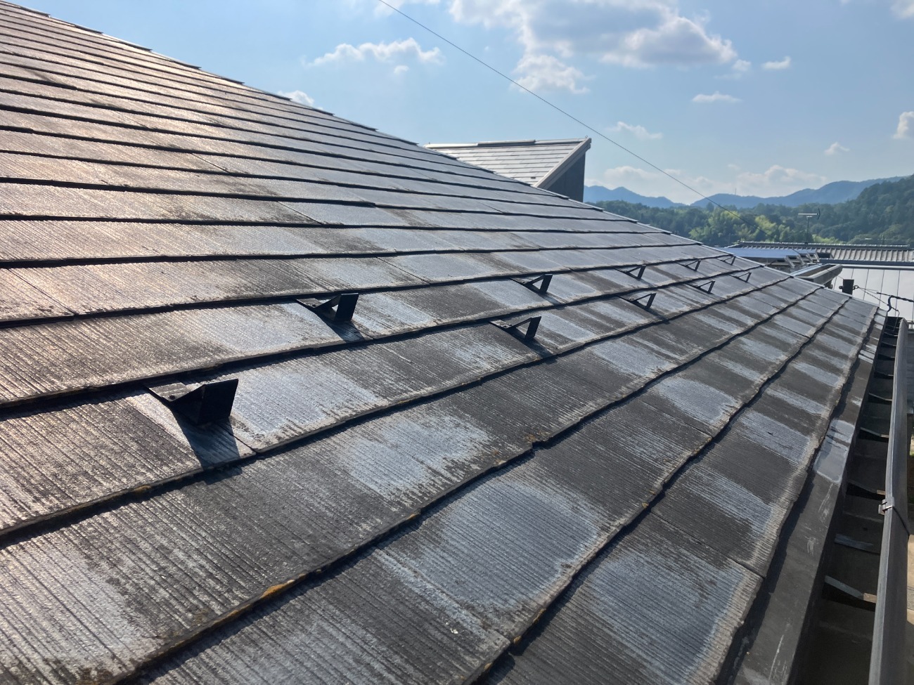 雪止め金具周辺の劣化