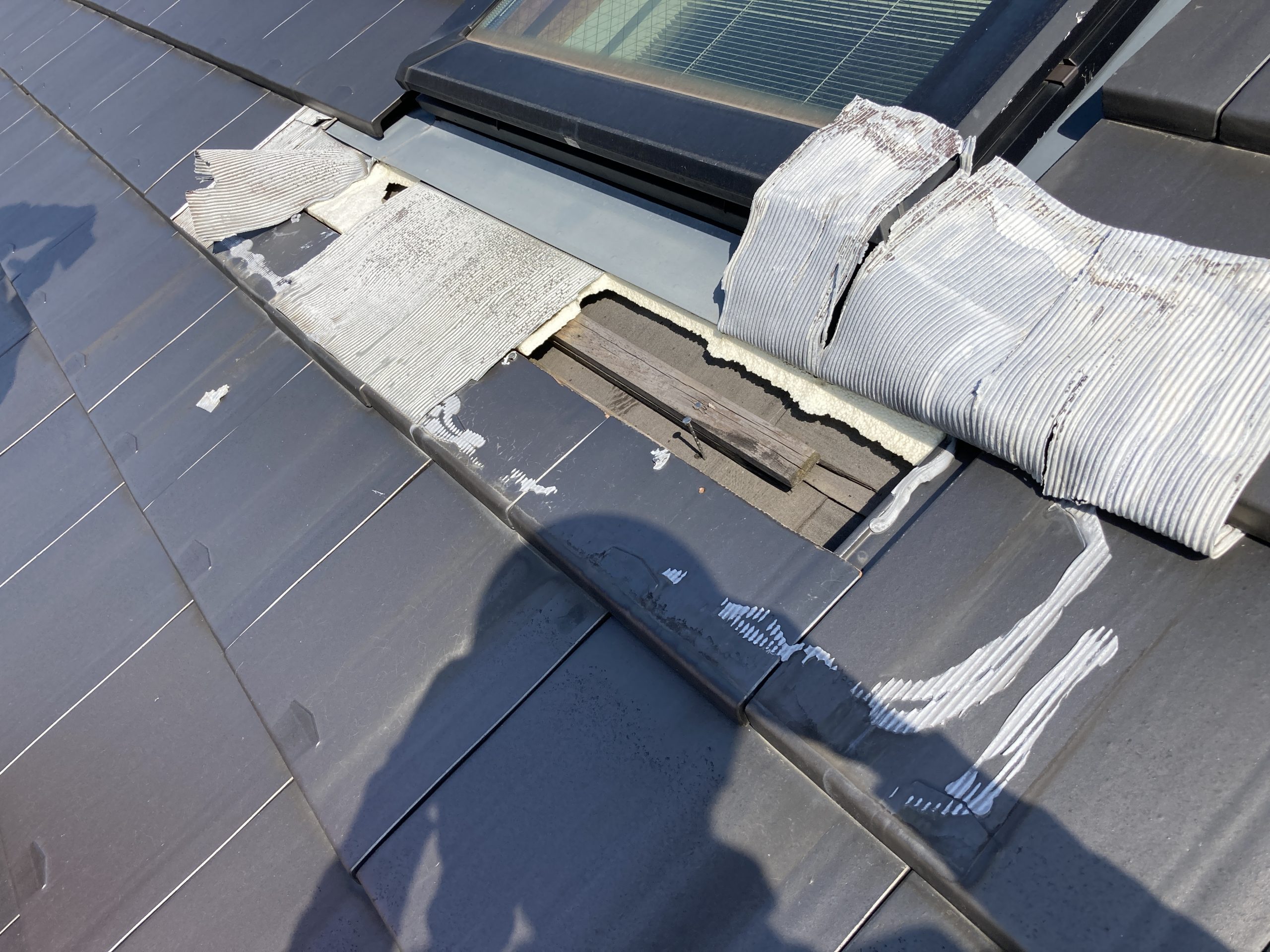 トップライト　エプロン　施工前　