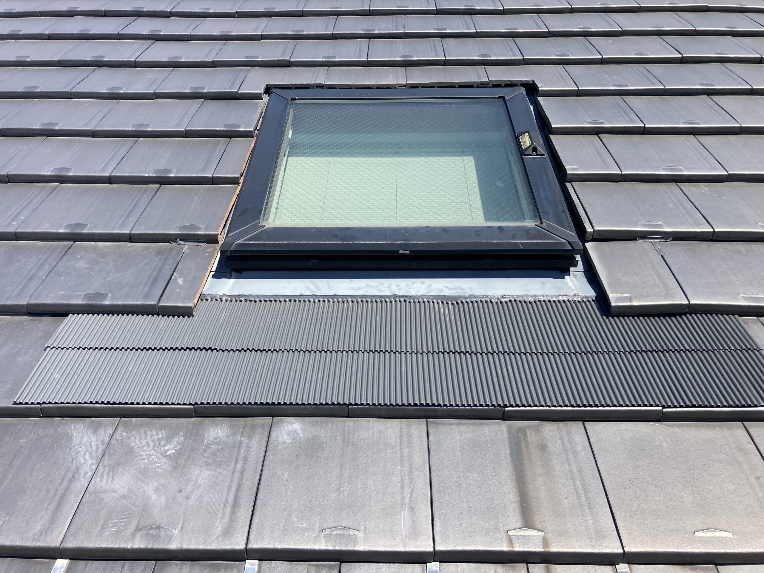 トップライトエプロン面戸差し替え　施工後