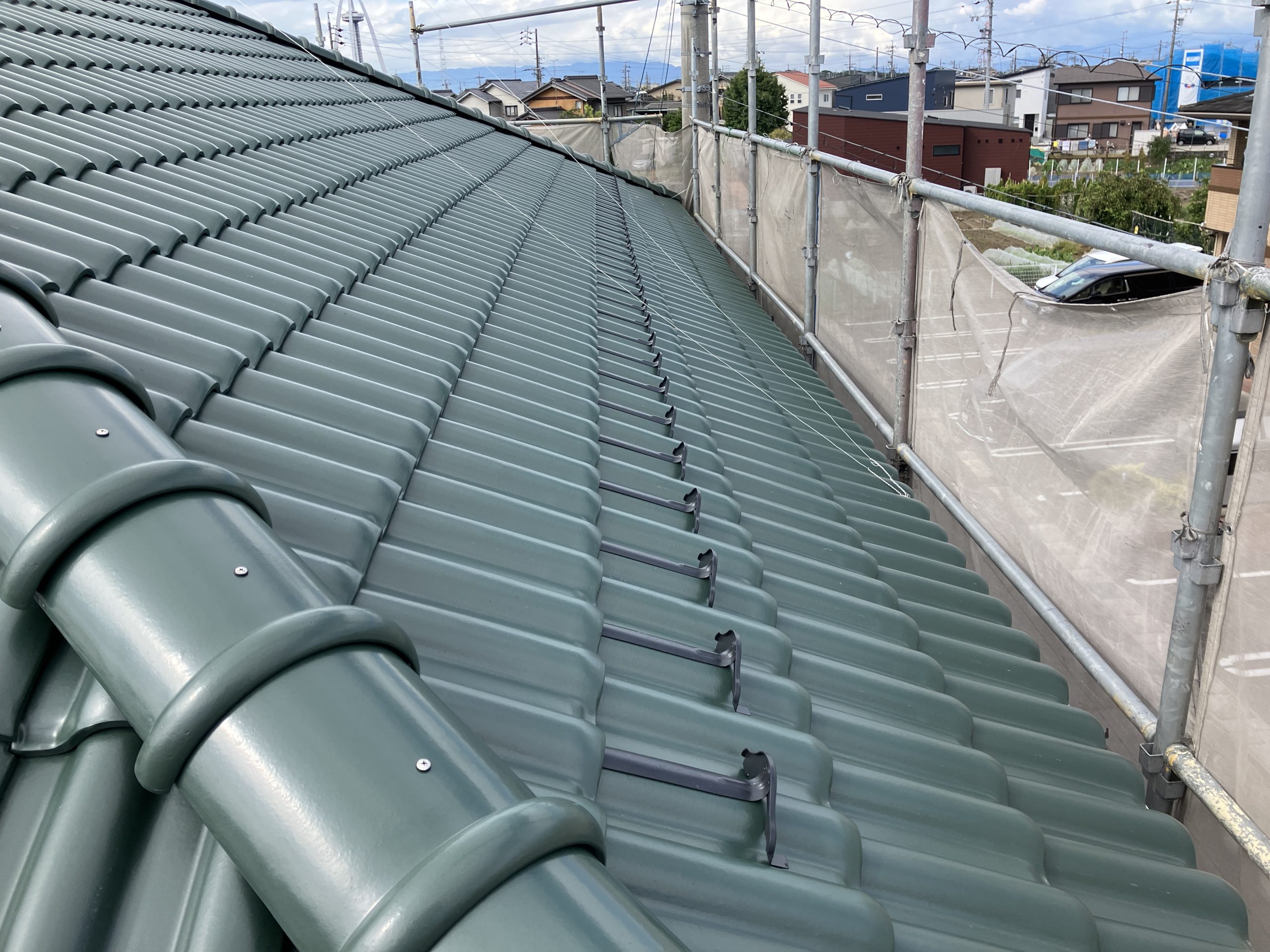 屋根葺き替え工事後