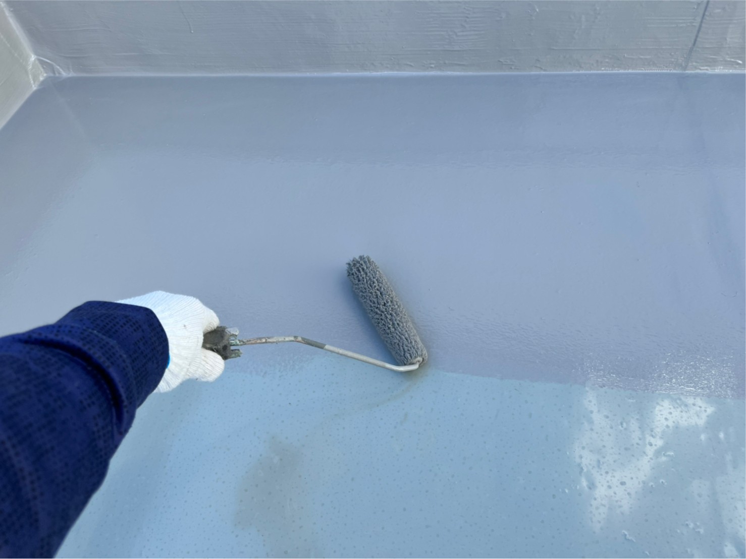 トップコート塗布 ウレタン防水