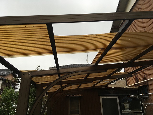 波板の張り替え見積もり