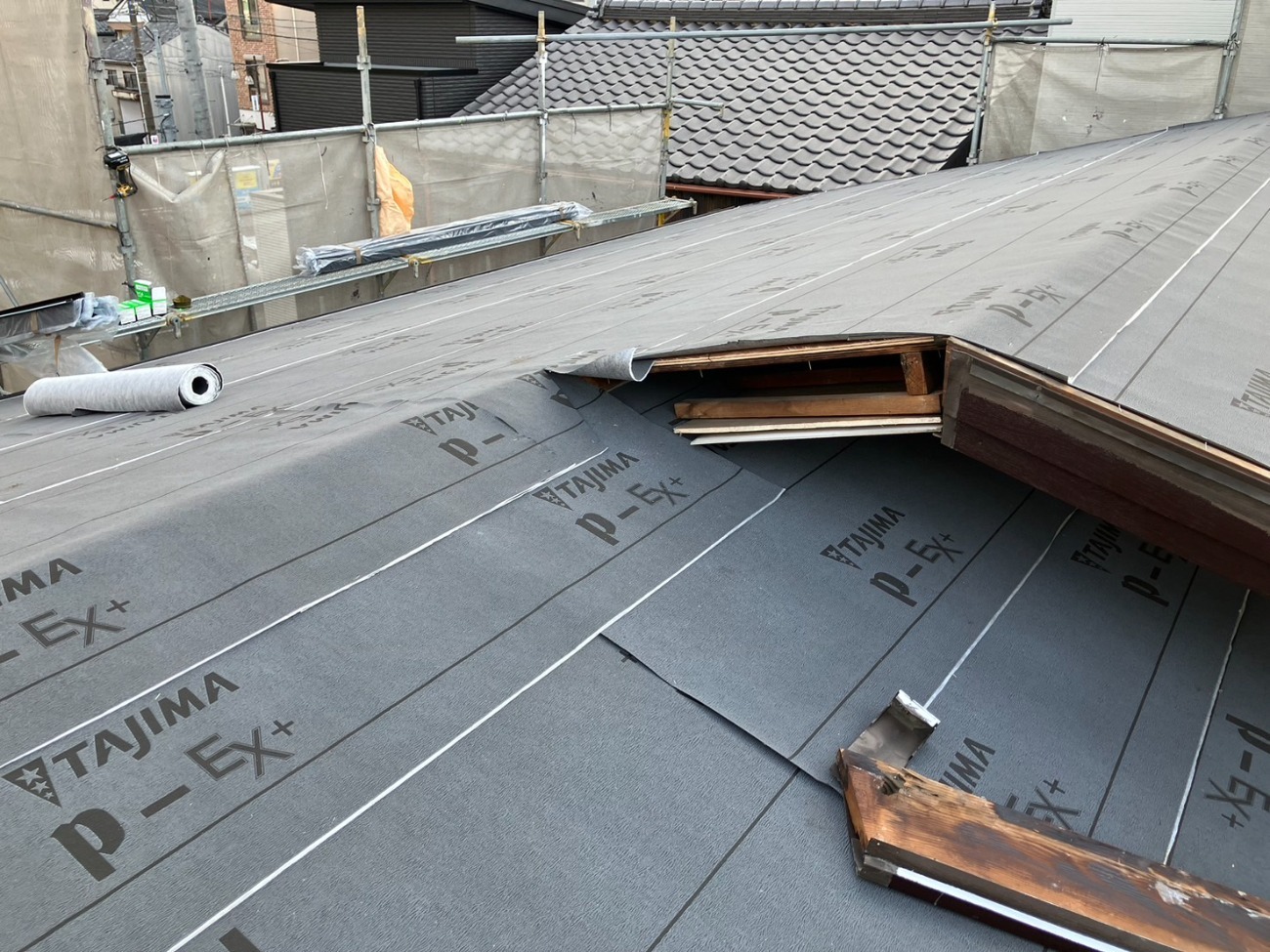 ルーフィング張り