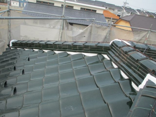 瓦屋根漆喰工事