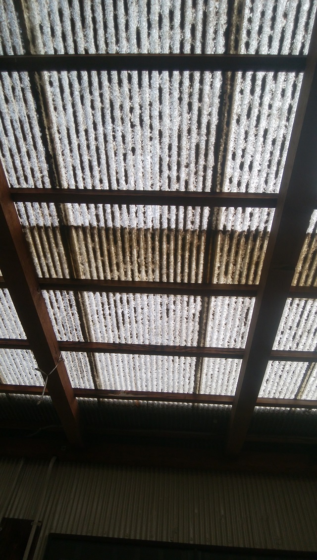 ガラスネット波板