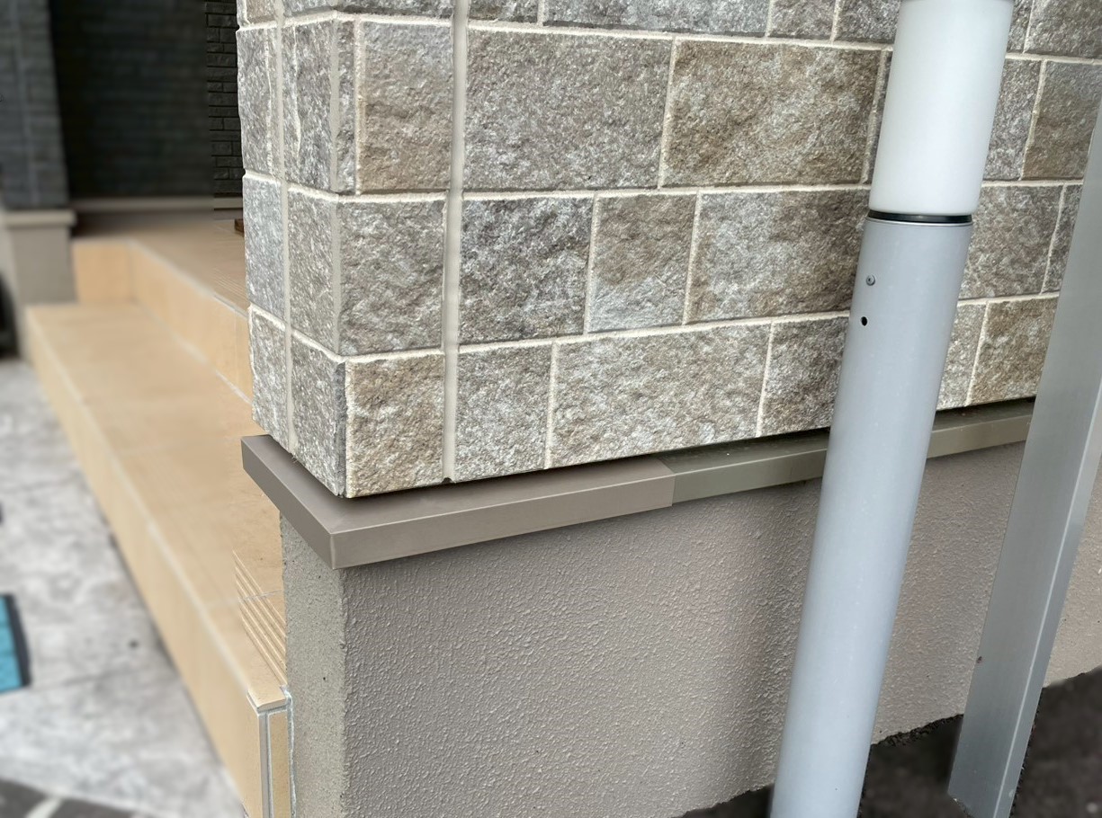 補修した土台水切り