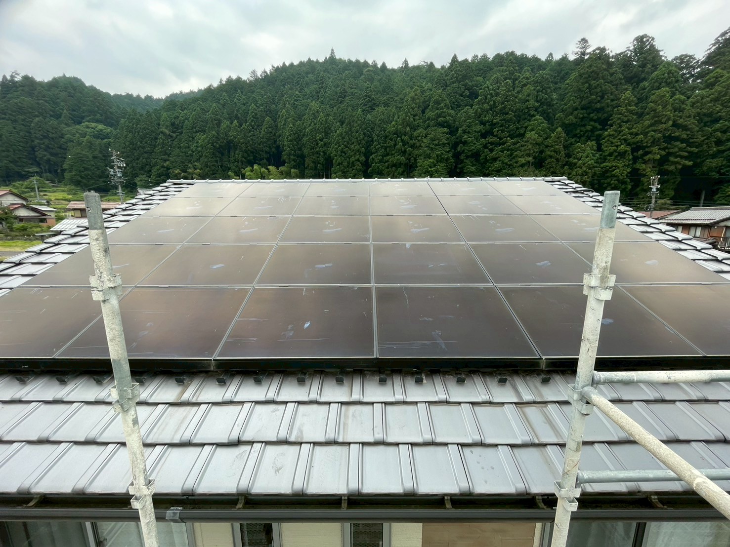 再設置したパネル