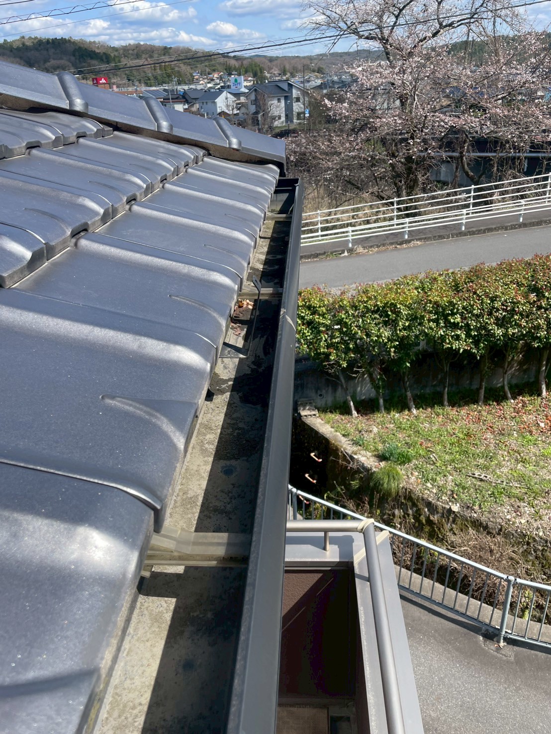 清掃すみの軒樋