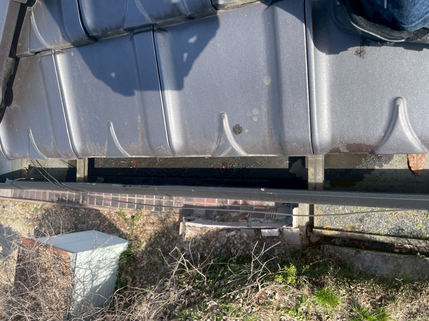 清掃すみの軒樋