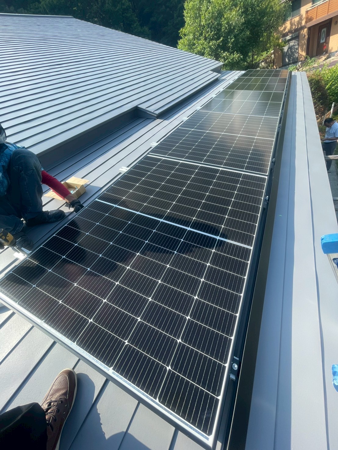 太陽光パネルを設置