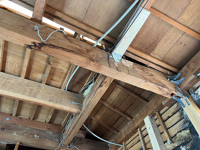 リフォーム中に確認した漏水箇所