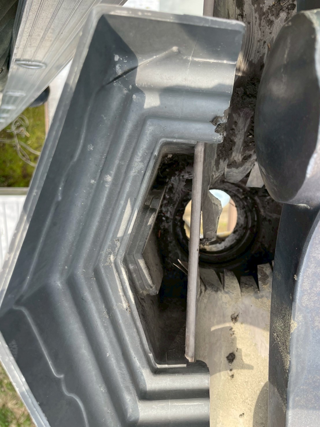 清掃した集水器