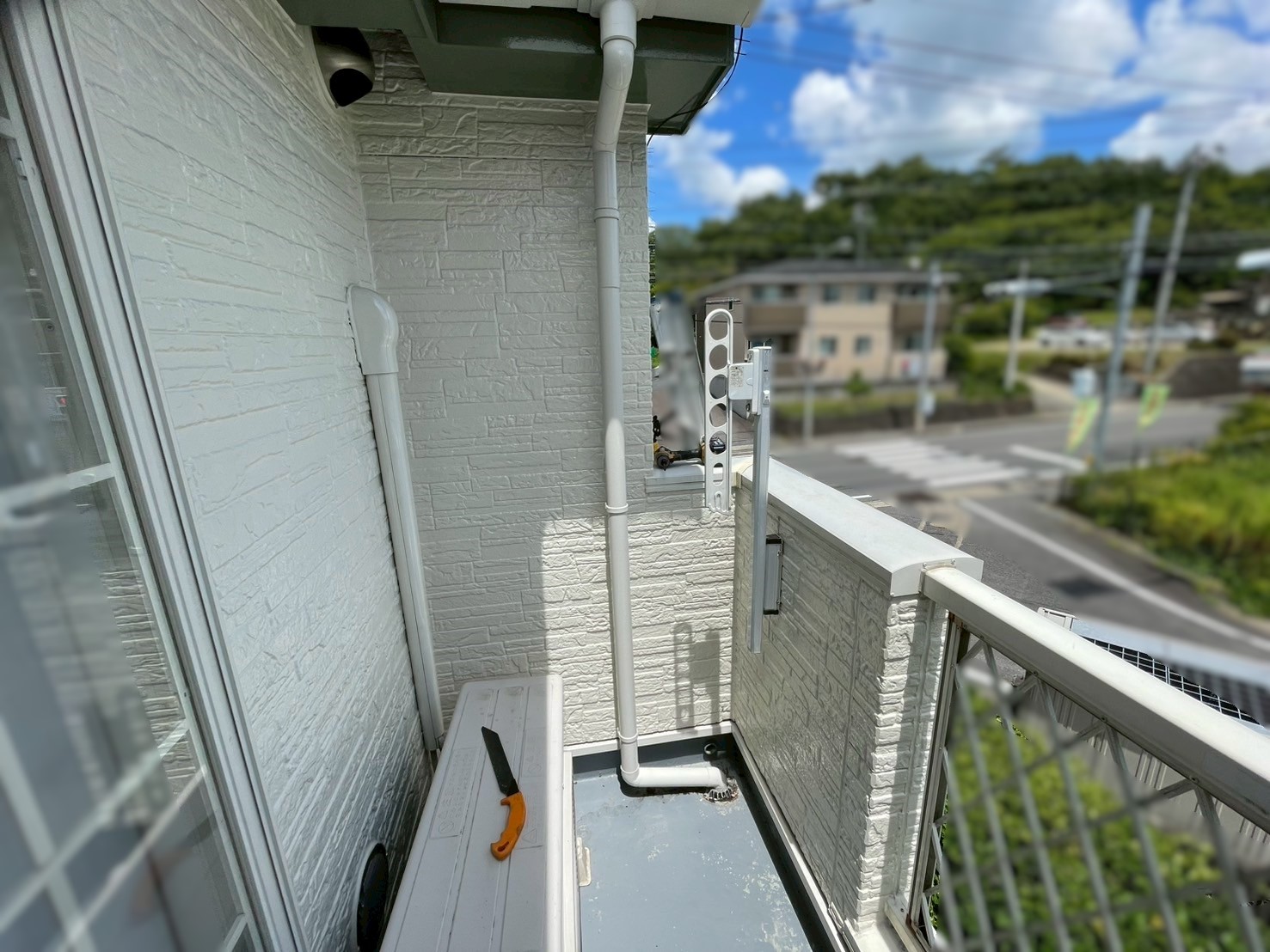 バルコニーの竪樋