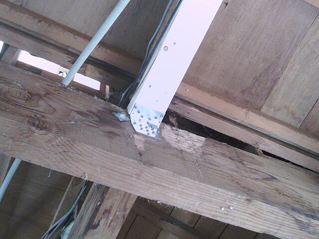 漏水確認目視の状態