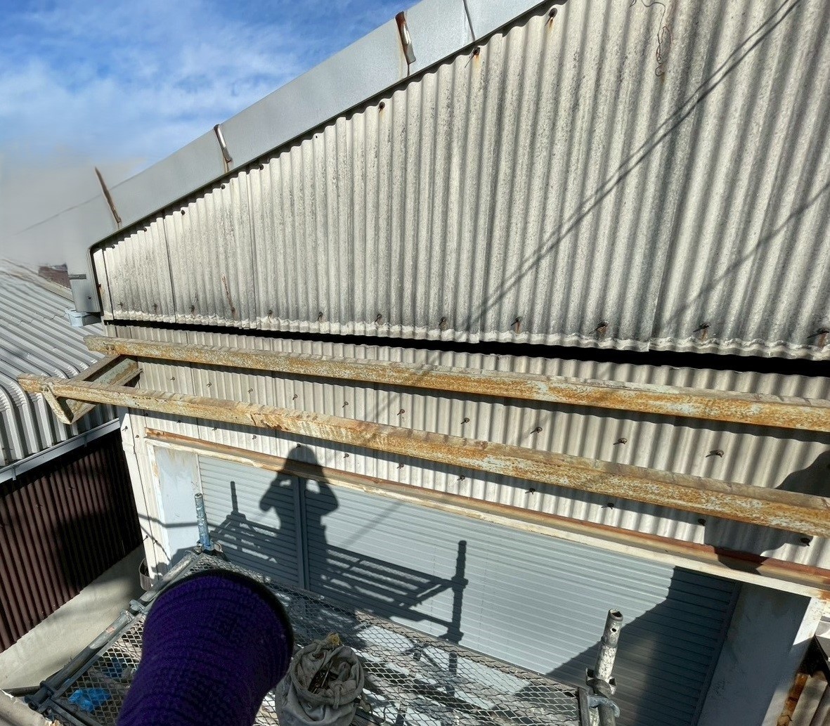 庇張り替え4