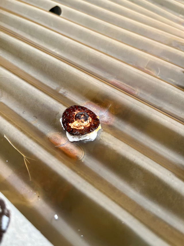 取り付け部の劣化