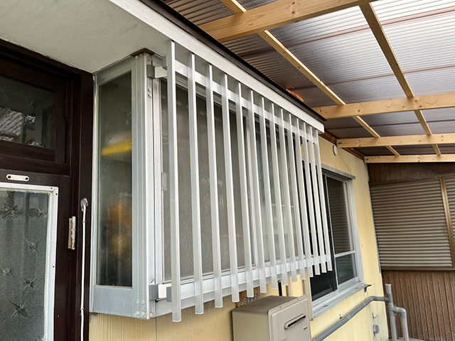 新しくなった面格子