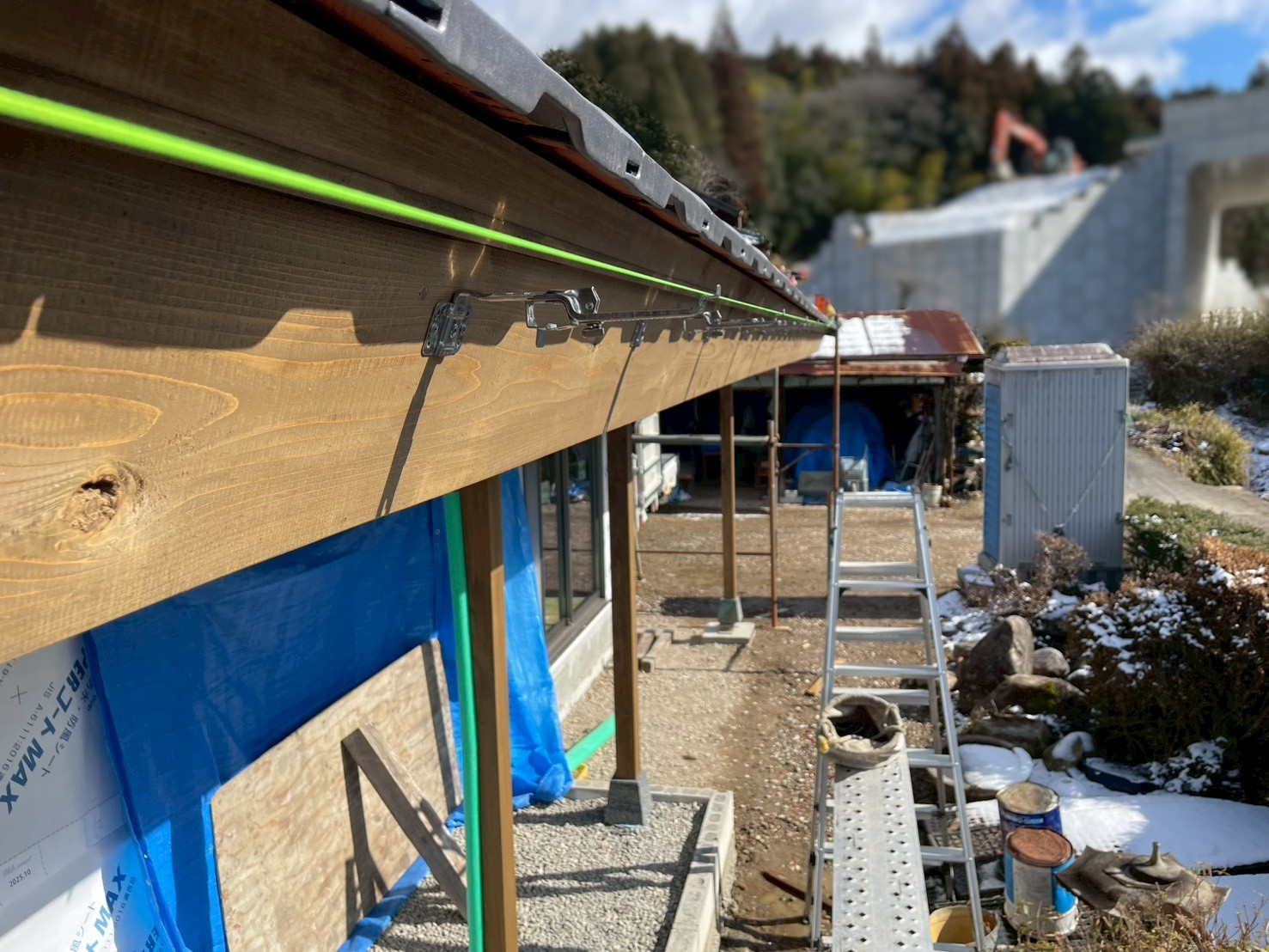 取り付け金具の設置