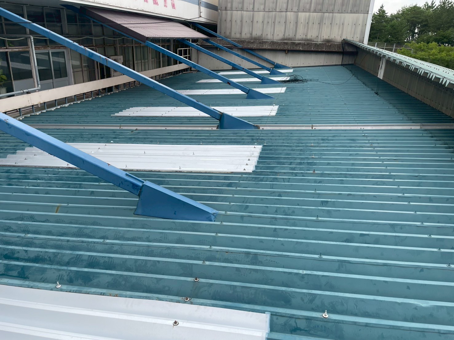 完成した明り取りの封印