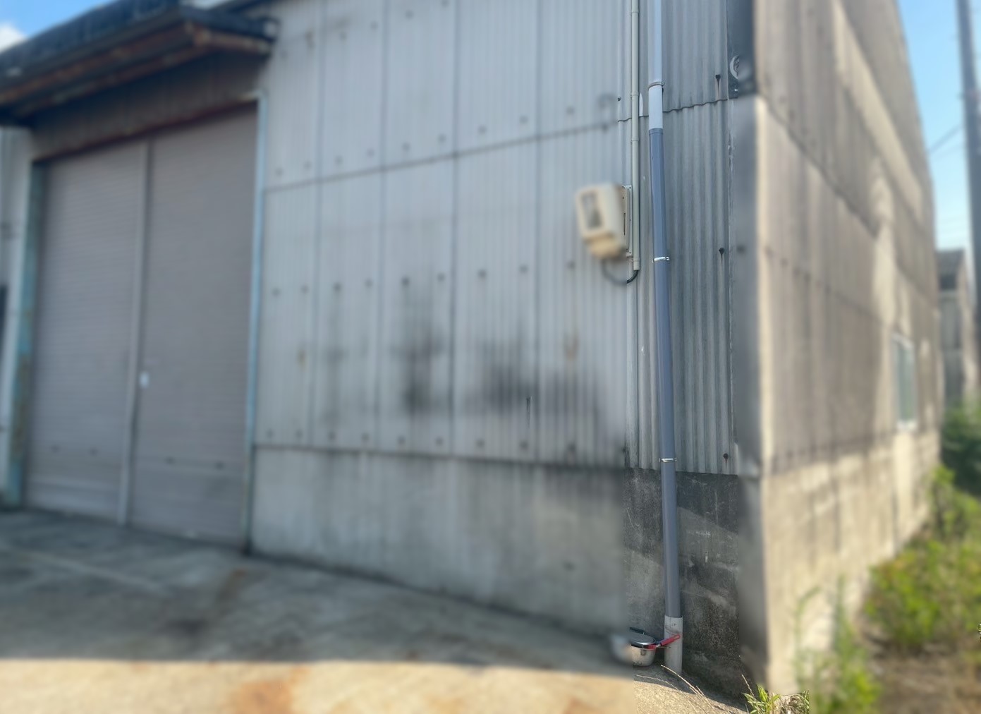 部分交換後の竪樋