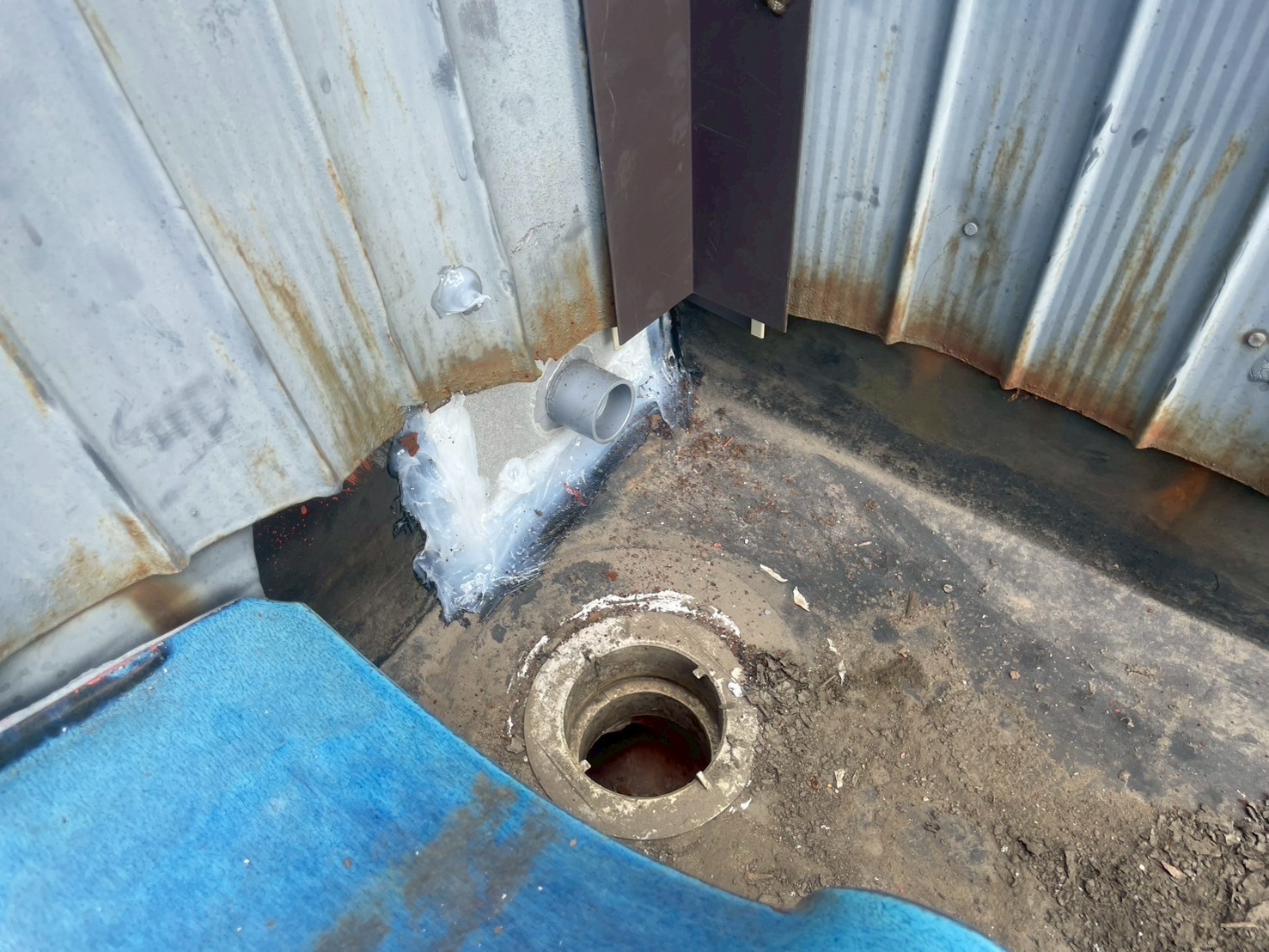 オーバーフロー管の設置