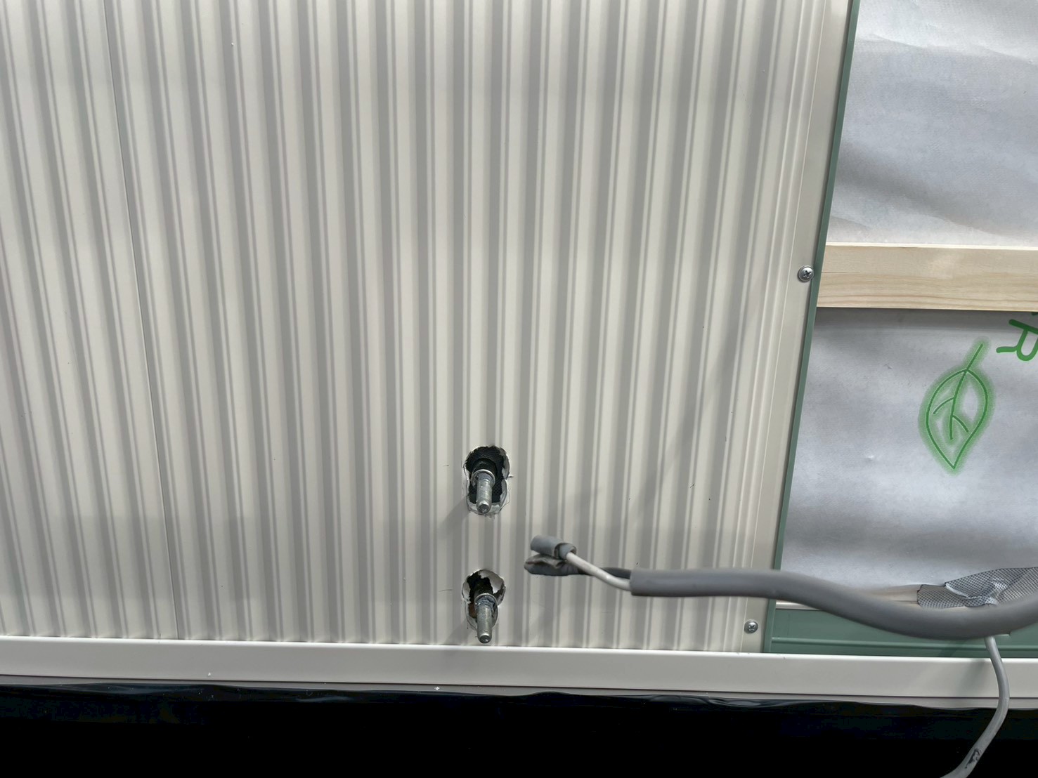 新しいサイディング