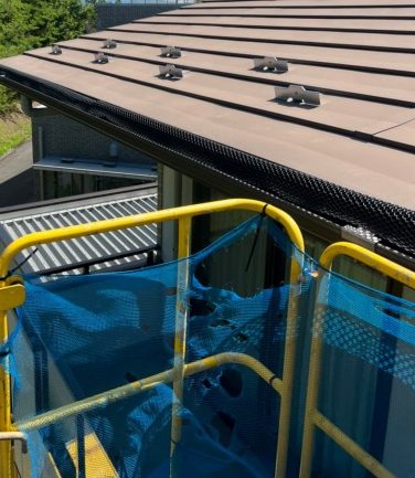 落ち葉除け取付