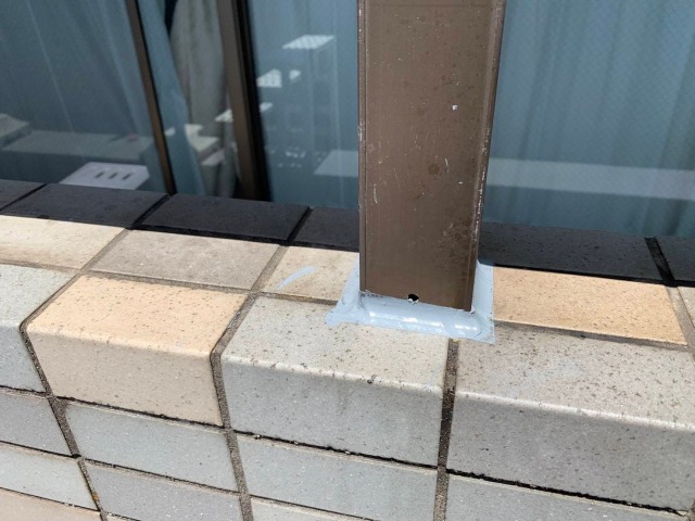 ベランダ手すり元