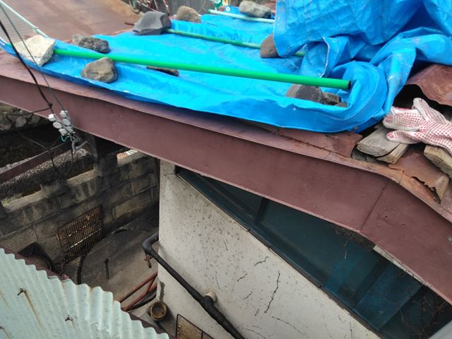 松本市白板屋根修理S邸