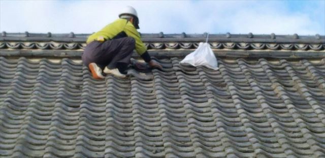 雨漏り補修瓦工事