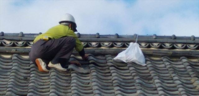 雨漏り補修瓦工事