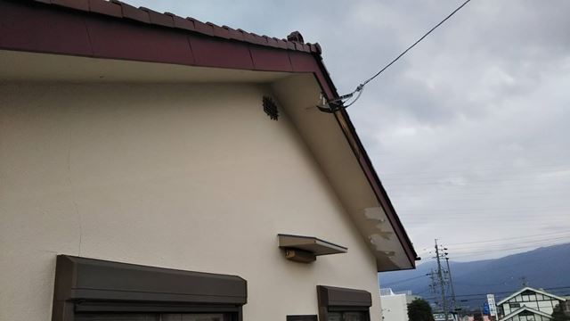 塩尻市宗賀破風板飛散