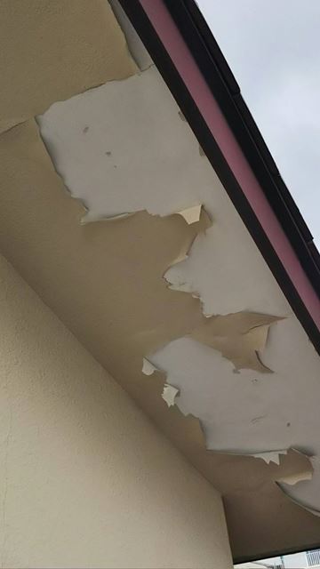 塩尻市宗賀破風板飛散