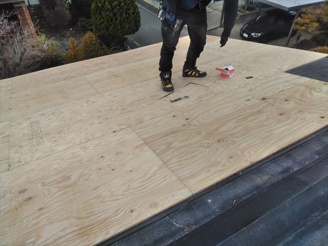 松本市波田K邸屋根葺き替え