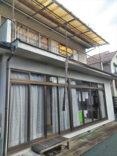 松本市小屋K邸雨樋
