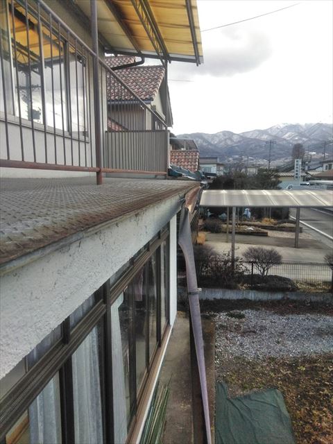 松本市小屋K邸雨樋