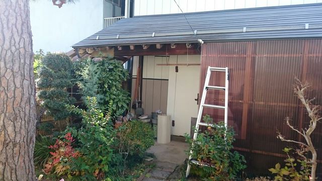 長野市横沢町雨樋インターフォン