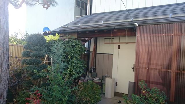 長野市横沢町雨樋インターフォン