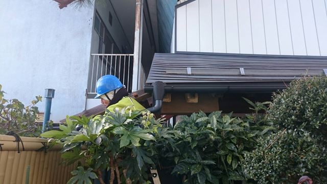 長野市横沢町雨樋インターフォン