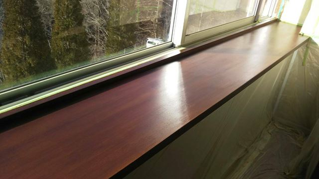 安曇野市穂高　カウンター塗装