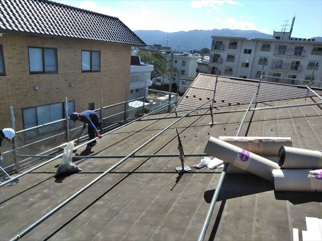 金属瓦葺き替え