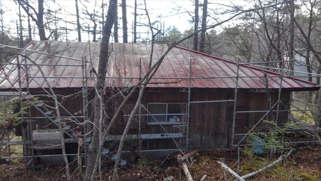 茅野市北山U邸別荘屋根塗装