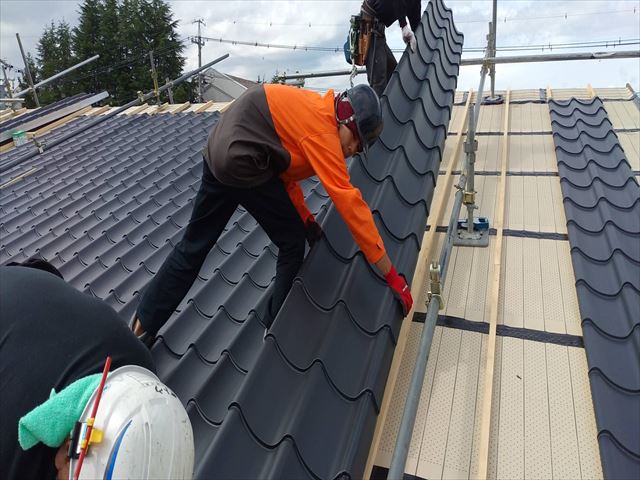 金属瓦葺き替え